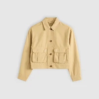 Marlowe Cropped Utility Heritage Jacket