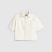 Logan Short-Sleeve Denim Shirt