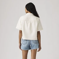 Logan Short-Sleeve Denim Shirt