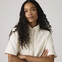 Logan Short-Sleeve Denim Shirt