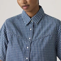 Logan Short-Sleeve Denim Shirt