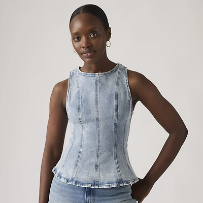 Leighton Peplum Top