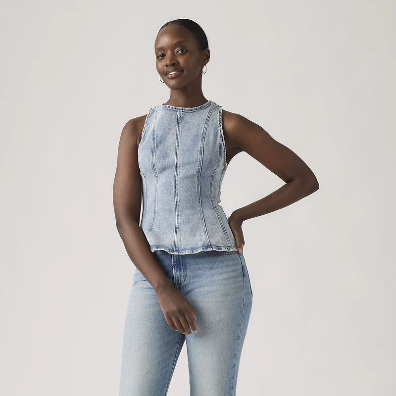 Leighton Peplum Top