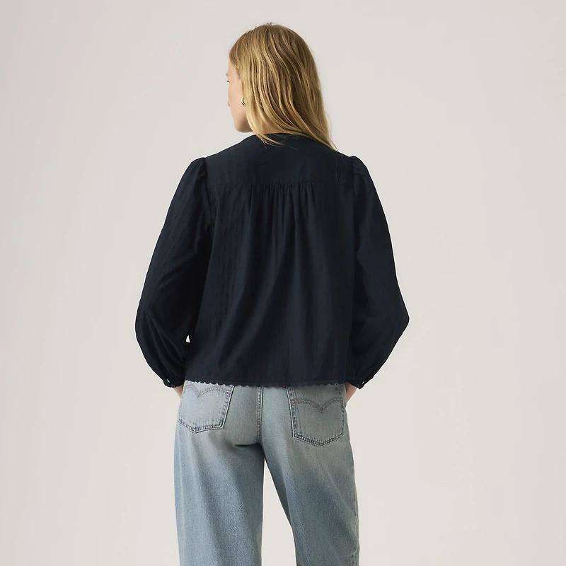 Cleo Long-Sleeve Blouse