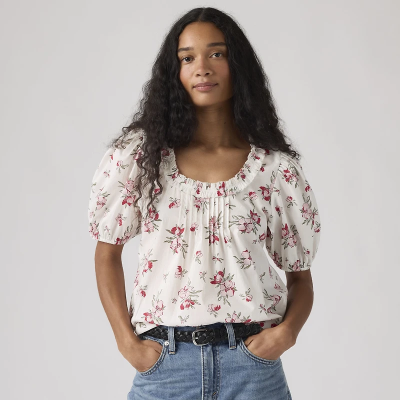 Reese Short-Sleeve Blouse