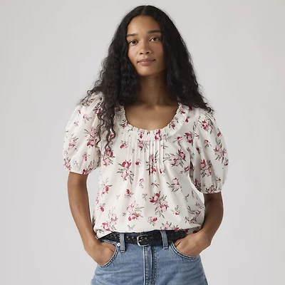 Reese Short-Sleeve Blouse