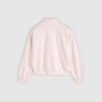 Graphic Logo Vintage Boxy Quarter Zip Sweatshirt