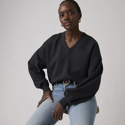 Vintage V-Neck Sweatshirt