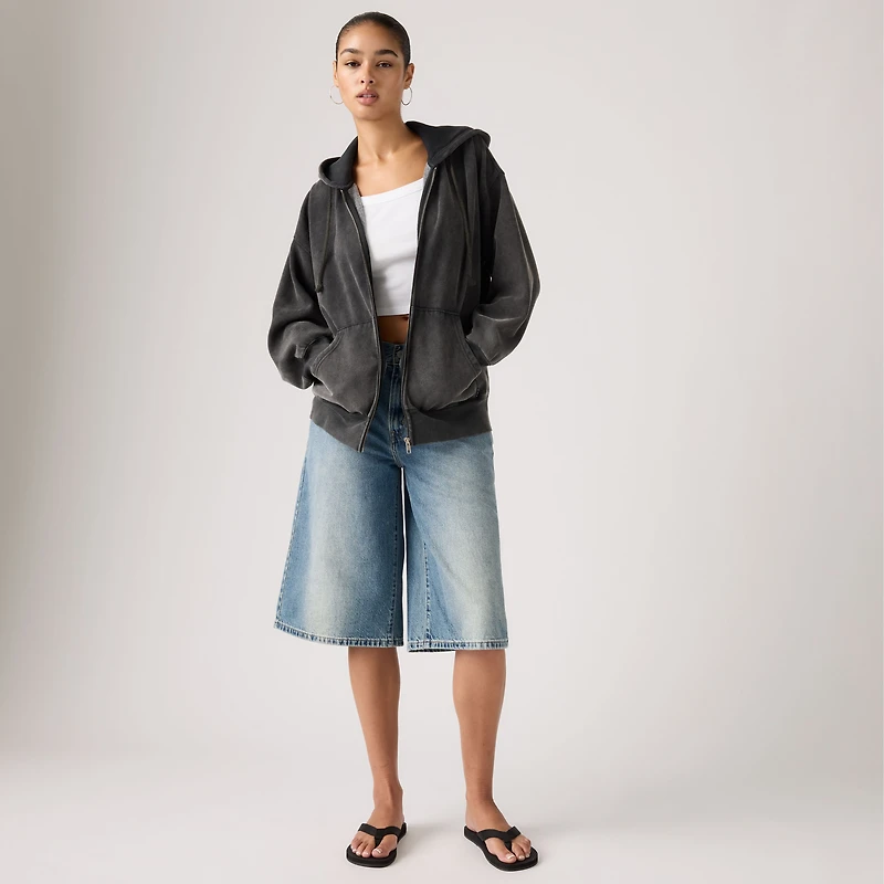 Women's Vintage Garment Dye Relaxed Hoodie