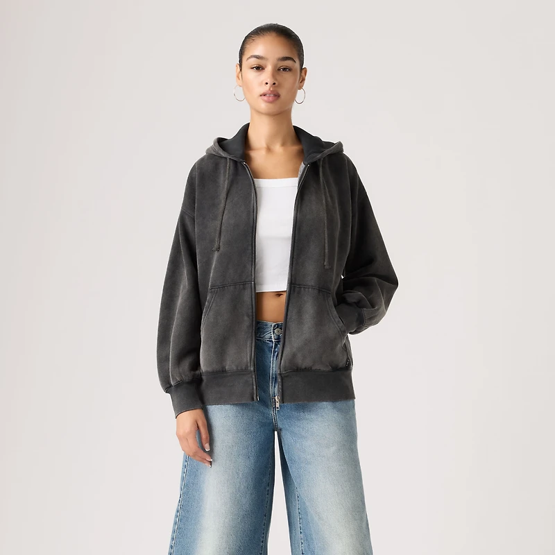 Women's Vintage Garment Dye Relaxed Hoodie