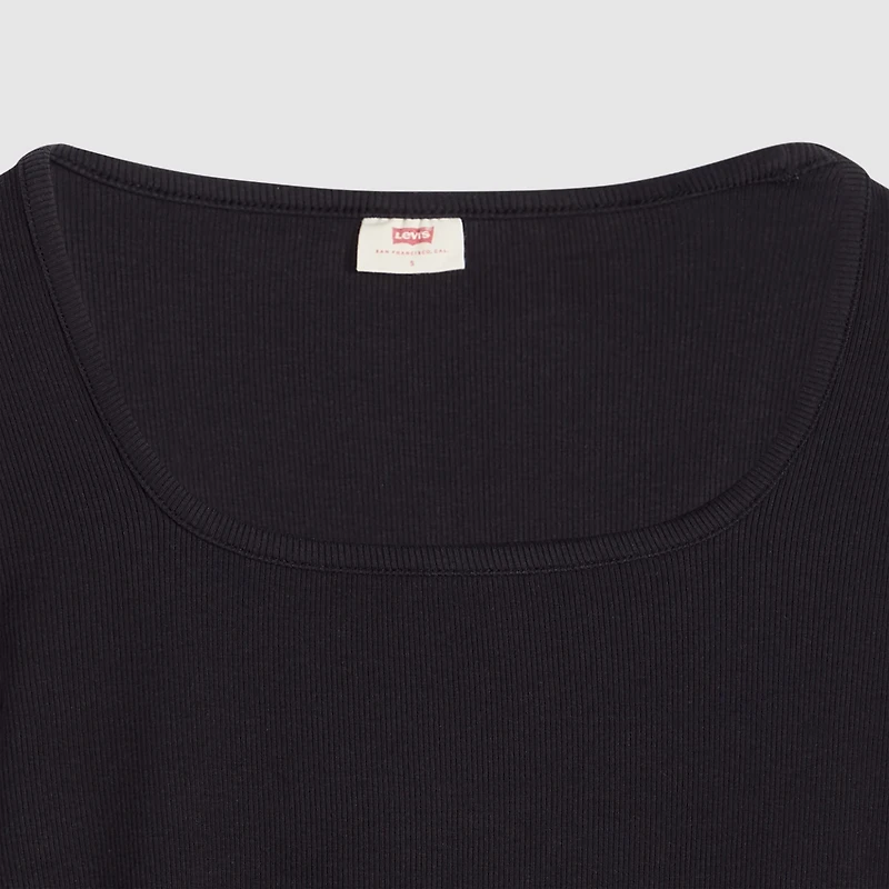 Essential Square Neck Long-Sleeve Tee