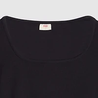 Essential Square Neck Long-Sleeve Tee