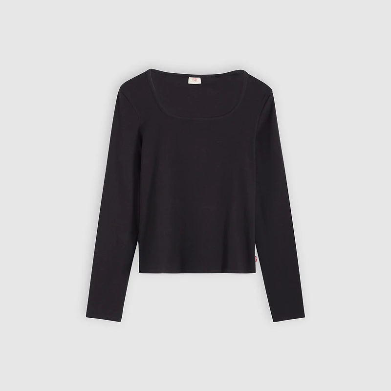 Essential Square Neck Long-Sleeve Tee