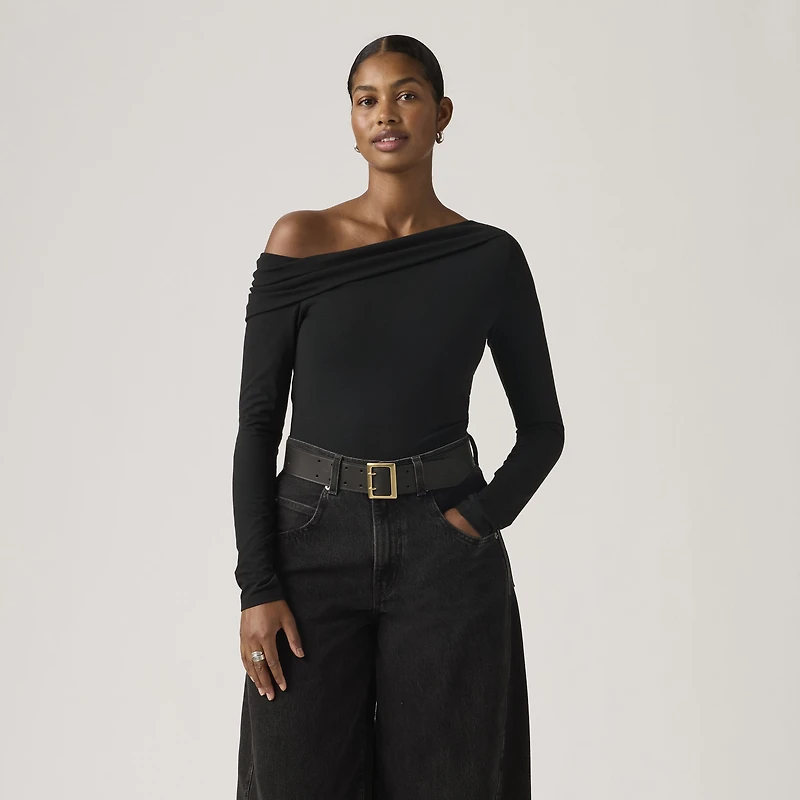 Clara Off Shoulder Long-Sleeve Top