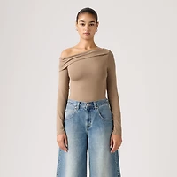 Clara Off Shoulder Long-Sleeve Top