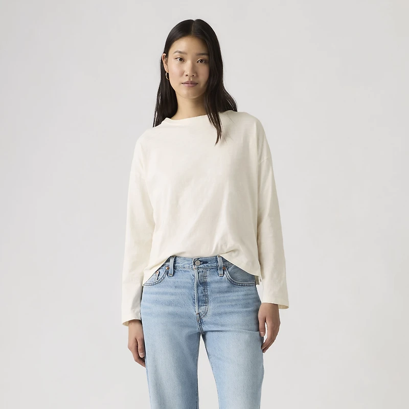 Julie Slub Long-Sleeve Tee