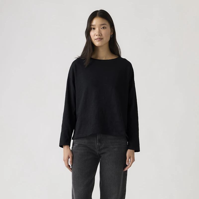 Julie Slub Long-Sleeve Tee