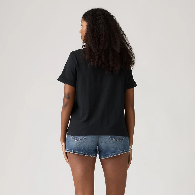 Julie Slub Short-Sleeve Tee