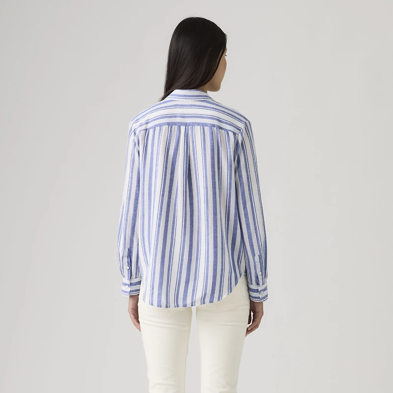 Elaine Utility Linen Shirt