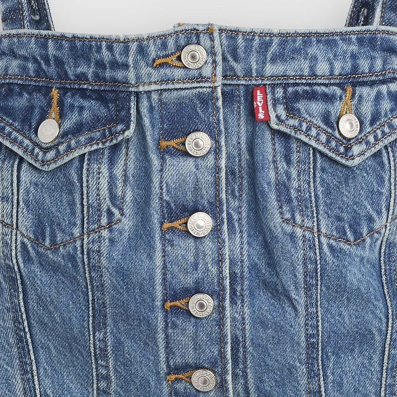 Denim Tube Top