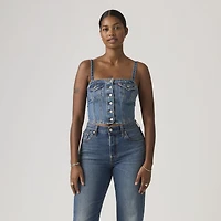 Denim Tube Top