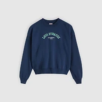 Graphic Logo Vintage Boxy Sweatshirt