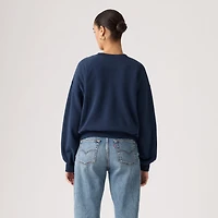 Graphic Logo Vintage Boxy Sweatshirt