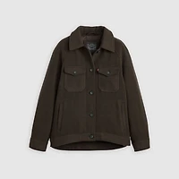 Raglan Sleeve Shirt Jacket