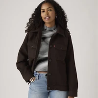 Raglan Sleeve Shirt Jacket