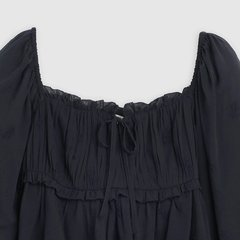 Long Sleeve Boho Blouse