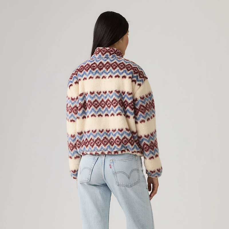 Gemma Sherpa Quarter-Zip Pullover