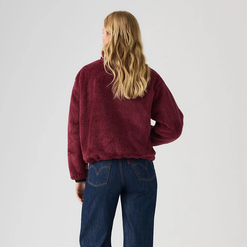 Gemma Sherpa Quarter-Zip Pullover
