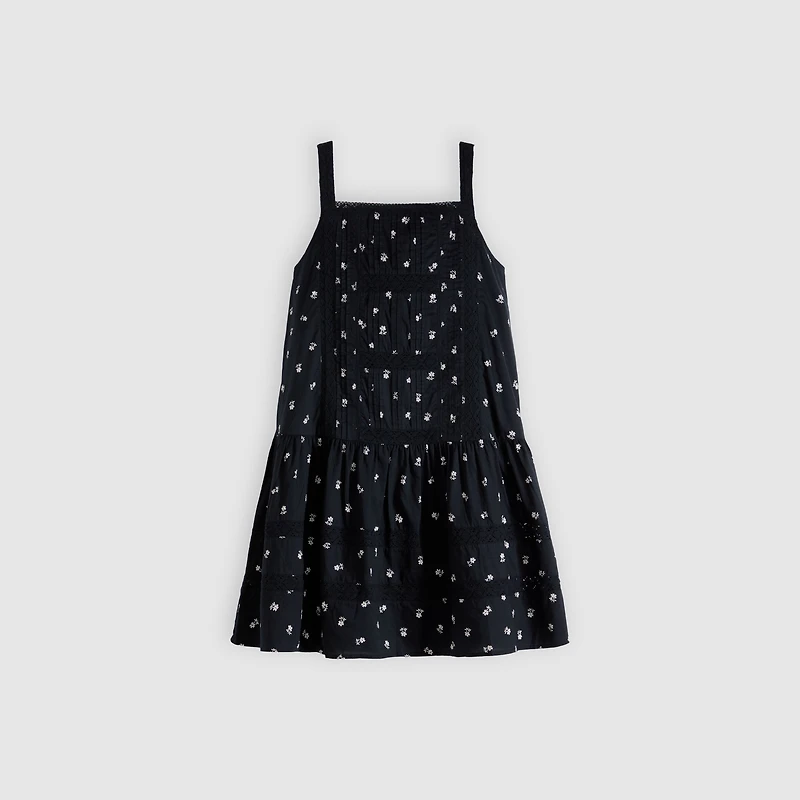 Kate Pintuck Mini Dress