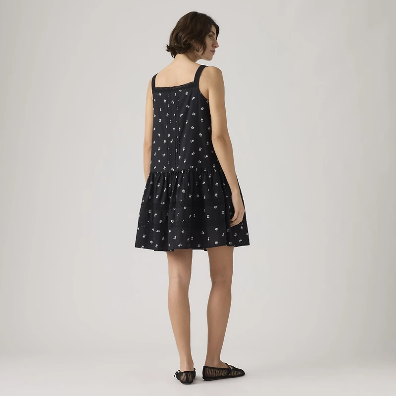Kate Pintuck Mini Dress