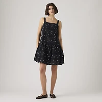 Kate Pintuck Mini Dress