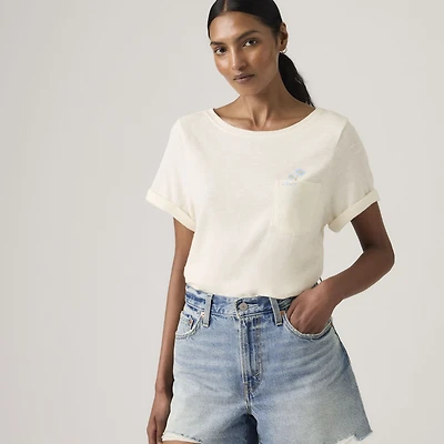 Graphic Logo Julie Pocket Tee