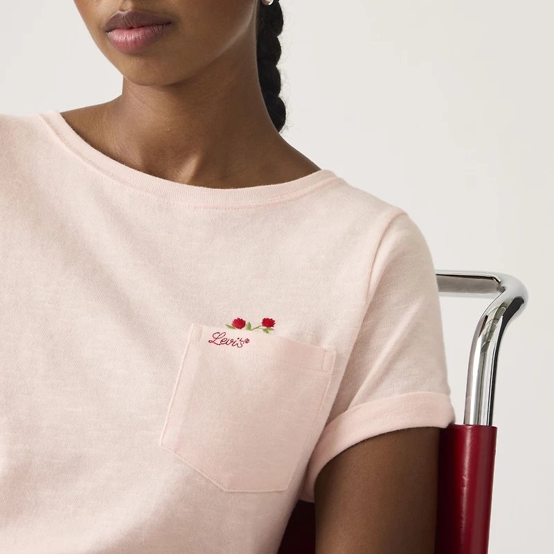 Graphic Logo Julie Pocket Tee