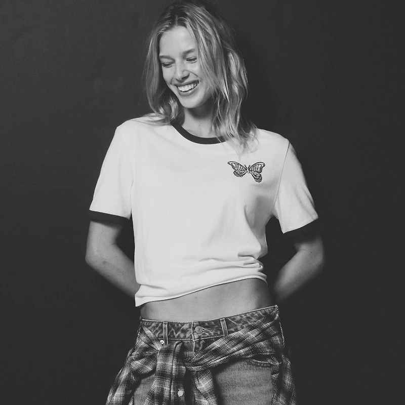 Levi's® Pride Shrunken Ringer Tee