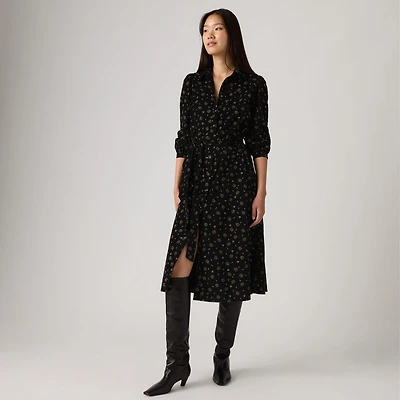 Journey Long-Sleeve Cord Dress
