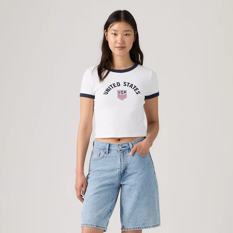 Levi's® U.S. Soccer Mini Ringer Tee