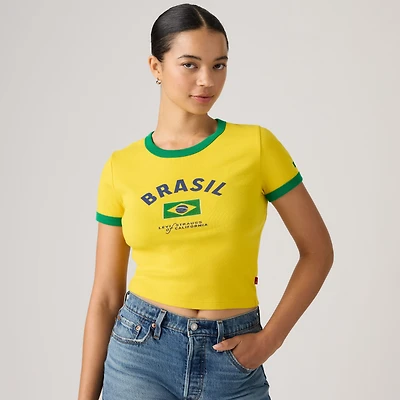 Brasil Mini Ringer Tee
