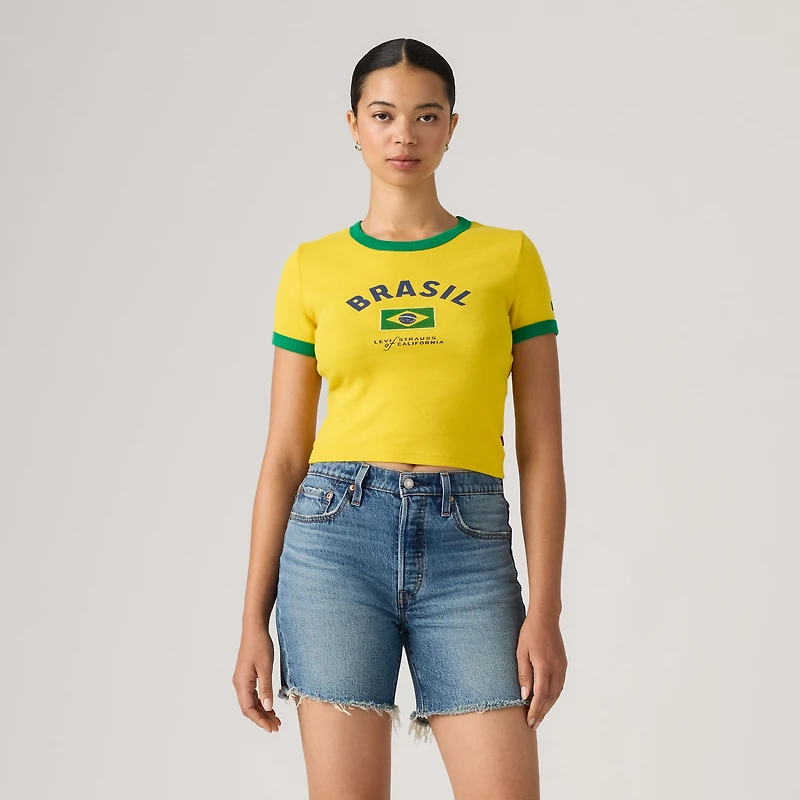 Brasil Mini Ringer Tee