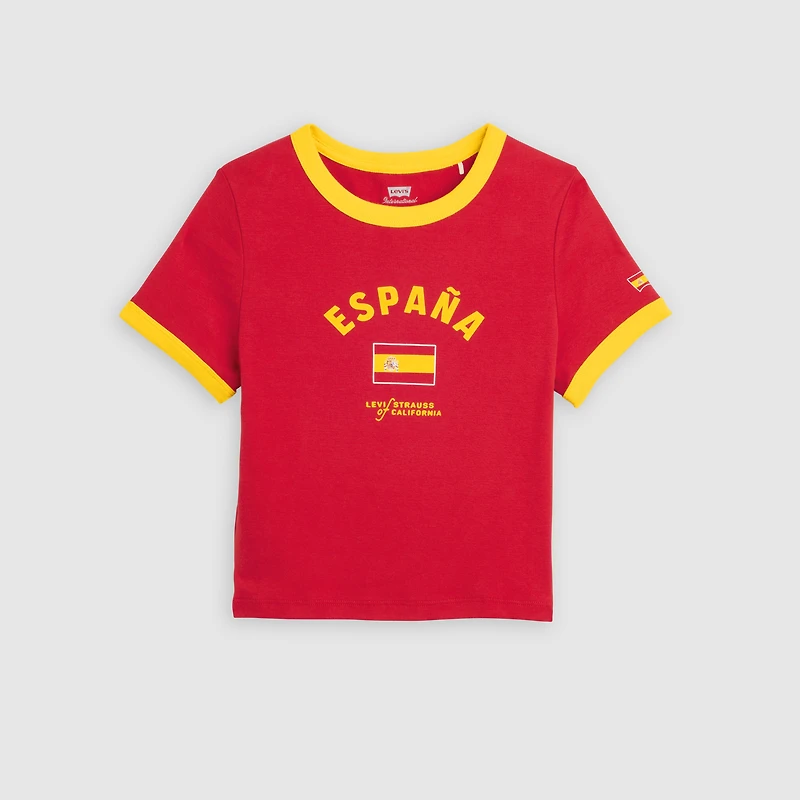 España Mini Ringer Tee