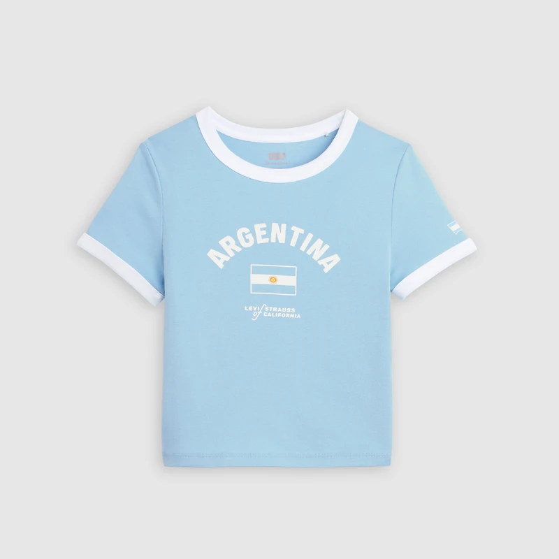 Argentina Mini Ringer Tee