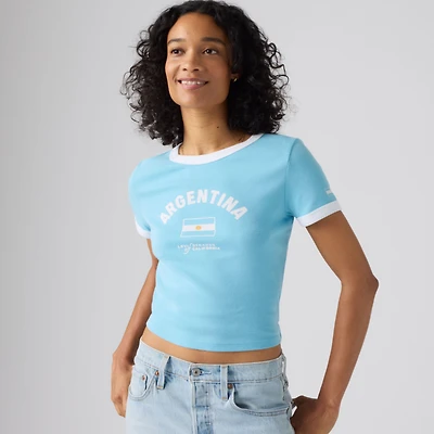 Argentina Mini Ringer Tee