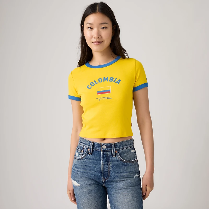Colombia Mini Ringer Tee