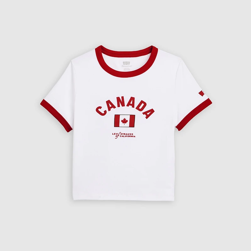 Canada Mini Ringer Tee