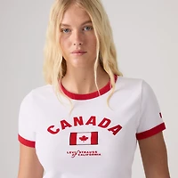 Canada Mini Ringer Tee