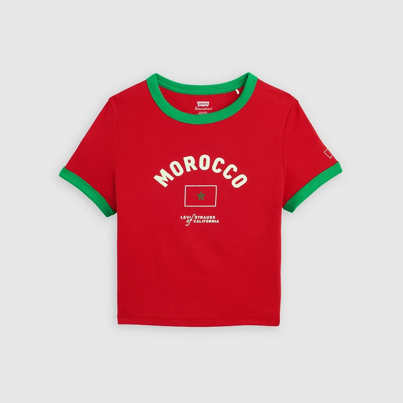 Morocco Mini Ringer Tee