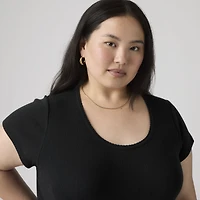 Sweetie Cap Sleeve Tee (Plus Size